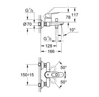 MONOMANDO BAÑO BAULOOP GROHE